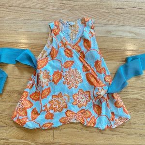 Seam size 10 Girls reversible sleeveless tank